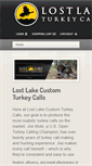 Mobile Screenshot of lostlakecustomturkeycalls.com